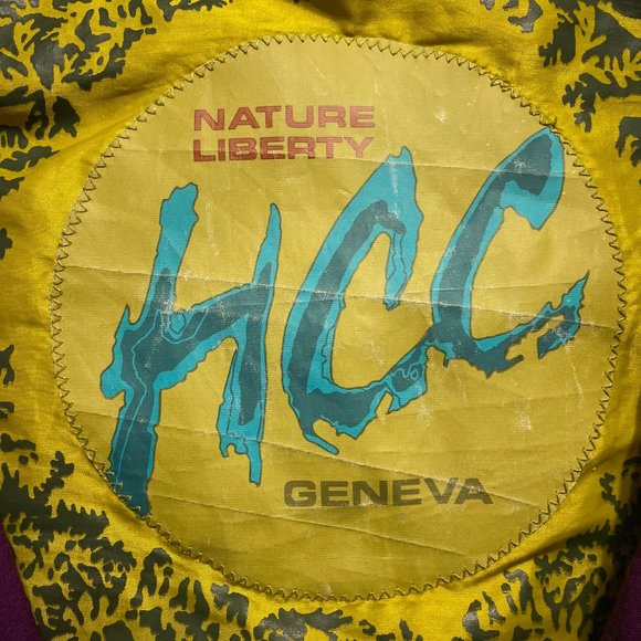 Vintage Womens Henri Charles Colsenet Nature Liberty Geneva Ski Jacket 42 - Picture 4 of 6